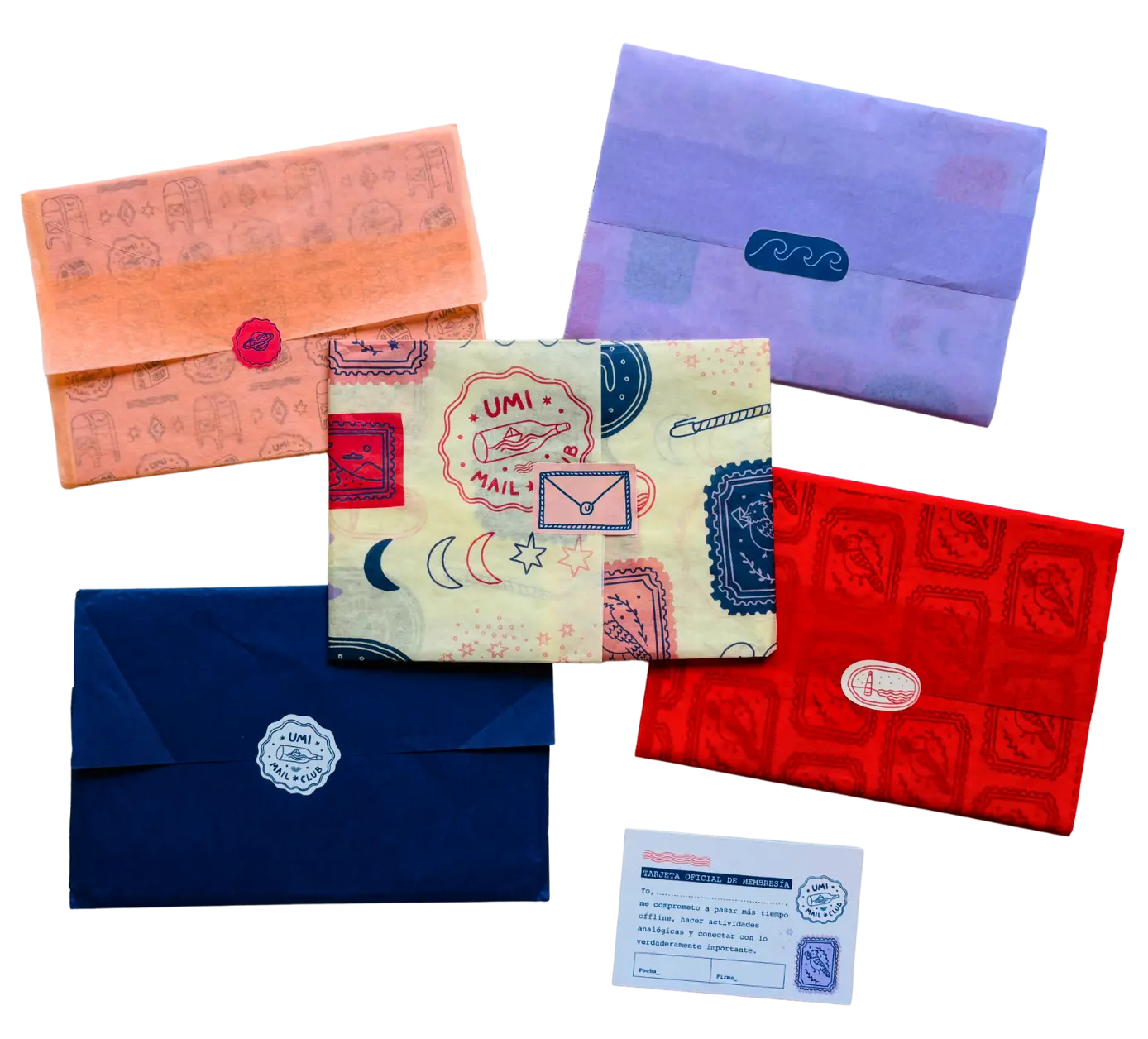 Umi mail club - PROMO Pack de 5 cartas (agosto a diciembre 2026)